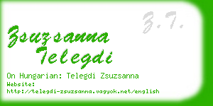 zsuzsanna telegdi business card